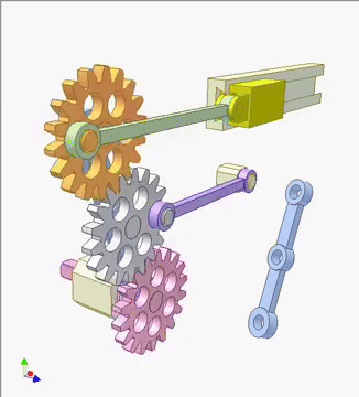 Three Gear Stroke Multiplier